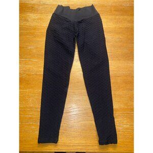 Black Tik Tok Butt Lifting Leggings-M